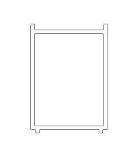SAT - Rozšiřovací profil k boční stěně TEXSTENA v. 195cm, 20mm NDTEXROZPSTENA195
