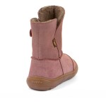 Dívčí zimní barefoot boty TEX SUEDE Dark Pink G3160250 - 31