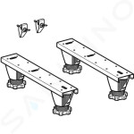 IDEAL STANDARD - Cerabase Baterie pod omítku, pro 2 spotřebiče, s tělesem, chrom A7393AA