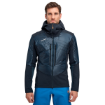 Pánská větruodolná bunda Mammut Eisfeld SO Hybrid Hooded Jacket Men azurit-night