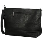 Stylová dámská koženková crossbody kabelka Gabra, černá