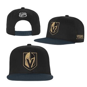 Outerstuff Dětská kšiltovka Vegas Golden Knights NHL Essentials Flatbrim Snapback