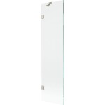 MEXEN/S - Lunar vanová zástěna FIX 50 x 150, transparent, nikl kartáčovaný 897-050-000-97-00