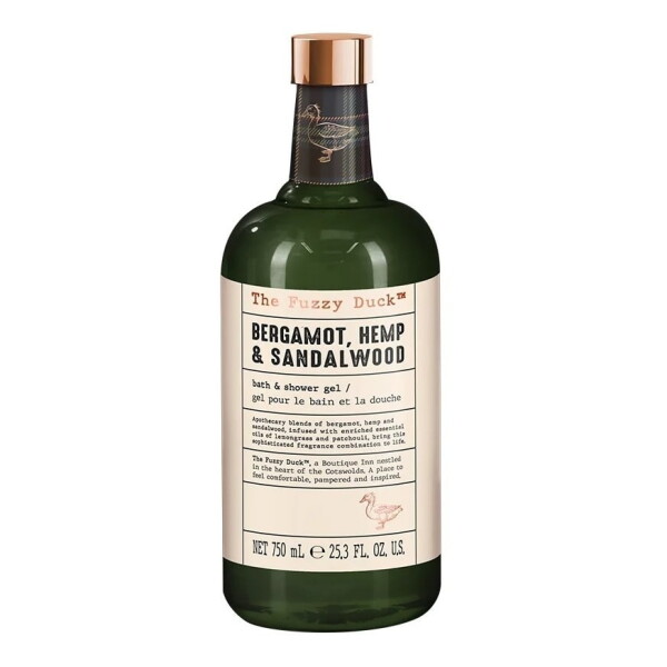 Baylis & Harding Koupelová pěna pro muže Hemp/Bergamot/Sandalwood 750 ml, zelená barva, plast