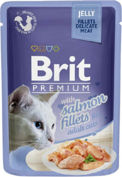 Brit cat Premium Fillets jelly Salmon 85 g