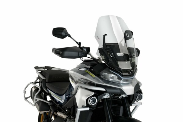 Zvýšené turistické plexi Puig na CFMOTO 800MT-čiré