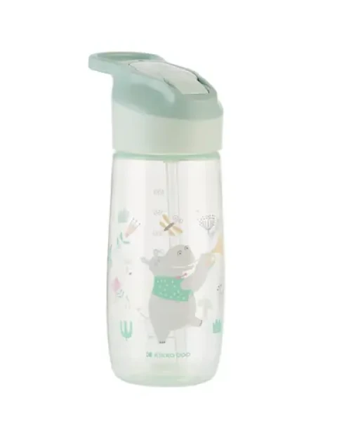KikkaBoo Hrnek se silikonovým pítkem 450ml 12m+ Music Fest Mint / od 12 měsíců (31302030067KB)