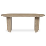 Stůl jídelní, 200x100x76 cm, MDF deska, 3D dekor dub san remo.