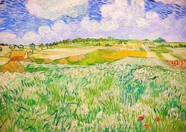 ENJOY Puzzle Vincent Van Gogh: Krajina v Auvers