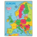 Bigjigs Toys Dřevěné puzzle mapa Evropy