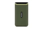 Transcend ESD380C Externí SDD 500GB zelená / USB-C 3.2 Gen 2x2 / R: 2000MBs / W: 2000MBs (TS500GESD380C)