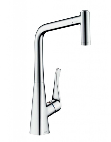 HANSGROHE - Metris New Dřezová baterie s výsuvnou sprškou, chrom 14820000