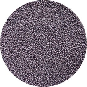 Cukrové perličky metalické fialové 2mm 80g - I LOVE CAKES