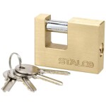 Zámek visací, mosazný B, ø 60 mm, STALCO