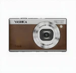 Yashica Tank Compact hnědá / Kompaktní fotoaparát / 12 MP / 4K video / 3" výklopný displej / 8x zoom (YAS-DGCMTK-BR)