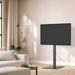 Hama TV stojan podlahový černá / TV stojan / 32–75" / otočný 60° / náklon -12–5° / 40 kg