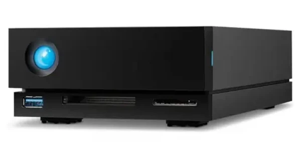 LaCie 1big Dock 20TB černá / Dokovací stanice s HDD / 3,5" / Thunderbolt 3 / USB-A 3.2 / SD+CF / 280 MB/s (STHS20000800)