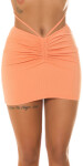 Sexy Koucla Highwaist Miniskirt ruched pink L