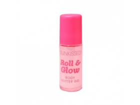 Sunkissed Třpytky na tělo v gelovém Roll On Roll & Glow Body Glitter Gel