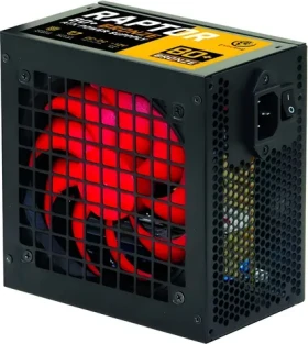 Rebeltec RAPTOR 500W černá / Zdroj / 500W / ATX / 80 Plus Bronze / aktivní PFC / 120 mm (RBLZAS00016)
