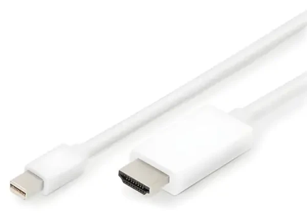 Digitus mini DisplayPort - HDMI / Redukce / 2 m / 4K/60Hz / DP 1.2 - HDMI 2.0 (AK-340304-020-W)