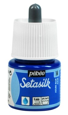 Pébéo Barva na hedvábí Setasilk 45 ml - modrá azurová 14