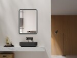 Zrcadlo se senzorem SAT Vision 60x80 cm černá SATZVI6080CE SATZVI6080CE