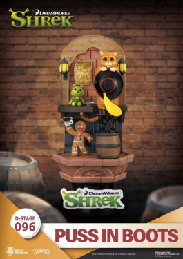 Shrek diorama D-Stage - Kocour v botách (Beast Kingdom)