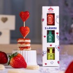 Včelařství Domovina Láskové dárkové balení 3x75 g ochucené medy Design: S láskou