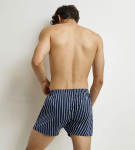 Pánské volné boxerky 2 ks DIM COTTON STRETCH LOOSE BOXER 2x - DIM - tmavě červená M