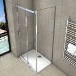H K - Obdélníkový sprchový kout HARMONY F2 110x70 L/P varianta včetně sprchové vaničky z litého mramoru SE-HARMONYF211070/THOR-11070