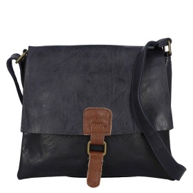 Trendy dámská koženková crossbody kabelka Mitta, modrá