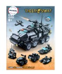 Mamido Stavebnice policejní vůz SWAT Tiger 6v1 371 dílů MT1132