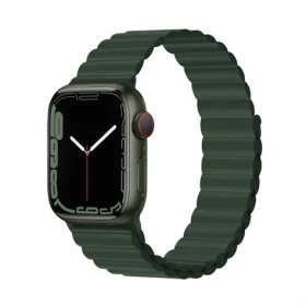 Devia Deluxe Sport 3 40/41/42 mm Sequoia / Řemínek pro Apple Watch / Silikonový / Magnetické zapínání (6938595364785)
