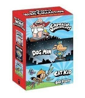 Dav Pilkey´s Hero Collection (Captain Underpants #1, Dog Man #1, Cat Kid Comic Club #1) - Dav Pilkey