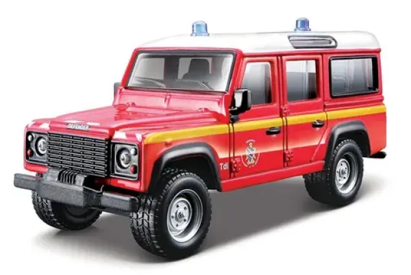 Bburago EMERGENCY Vozidlo záchranné služby - Land Rover Defender 110