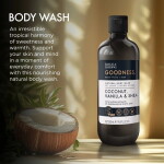 Baylis & Harding Tělové mýdlo Cocnut/Vanilla/Shea 500 ml, hnědá barva, plast