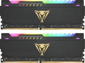 Patriot Viper Steel RGB 16GB (2x8GB) 3600MHz černá / DIMM / DDR4 / CL20 / Non-ECC / Unbuffered / 1.35V (PVSR416G360C0K)