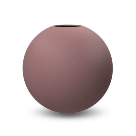 COOEE Design Kulatá váza Ball Cinder Rose 8 cm, růžová barva, keramika