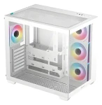 DEEPCOOL CG530 4F bílá / Skříň / Midi-Tower / ATX / 4x ARGB / Temperované sklo (R-CG530-WHADA4-G-1)