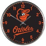 Hodiny Baltimore Orioles MLB Chrome Team Design