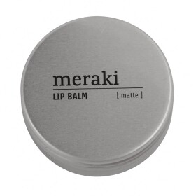 Meraki Přírodní balzám na rty Matte 20 ml, stříbrná barva, kov