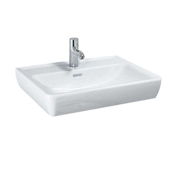 Laufen - Pro Umyvadlo, 60x48 cm, 1 otvor pro baterii, s LCC, bílá H8189524001041