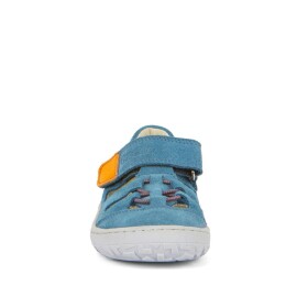 Dětská barefoot sandály ELASTIC Jeans Froddo G3150262-14 světle modrá - 25