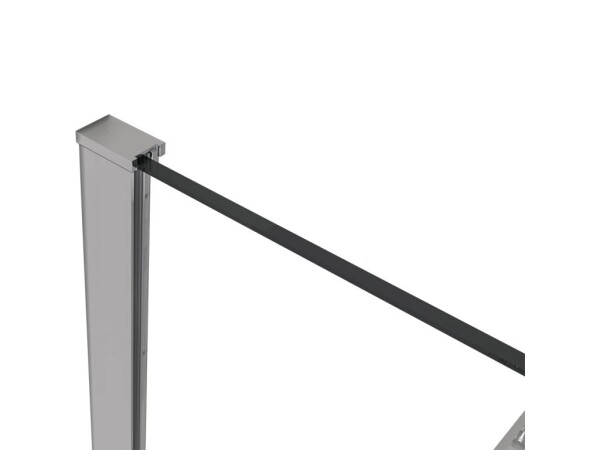CERANO Profil pro sprchové zástěny Walk-in Onyx - 10 mm- chrom - 30 mm