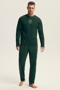 PÁNSKÉ PYŽAMO LUSH 43478 AW25 zelená 2XL