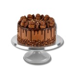 Cake Star Cake Star Kovový otočný stojan stříbrný 30 cm
