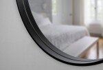 HOPA - Zrcadlo bez osvětlení REISA BLACK - Průměr - 60 cm OLNZREI60B