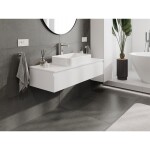 MEXEN/S - Orio koupelnová skříňka pod umyvadlo 120 cm s deskou, 1 šuplík, bílá mat 91A10-12023-1-BFC01