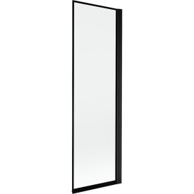 MEXEN - MIST vanová zástěna 60x150 cm 6mm 1-s, černá, okraj, pravá 8A9-060-001-70-70-P